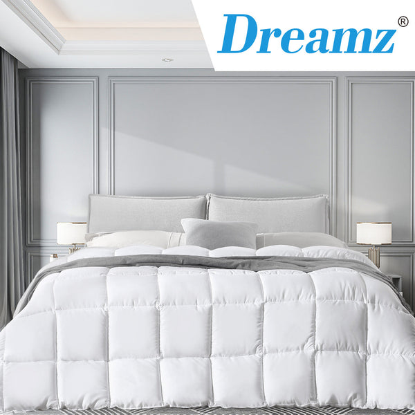 Dreamz 400Gsm All Season Bamboo Winter Quilt King Size King Doonas
