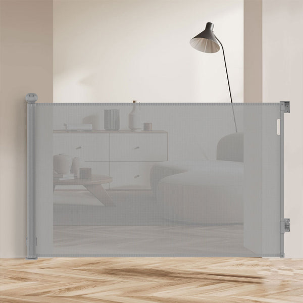 Bopeep Retractable Baby 300Cm Grey Safety Gates
