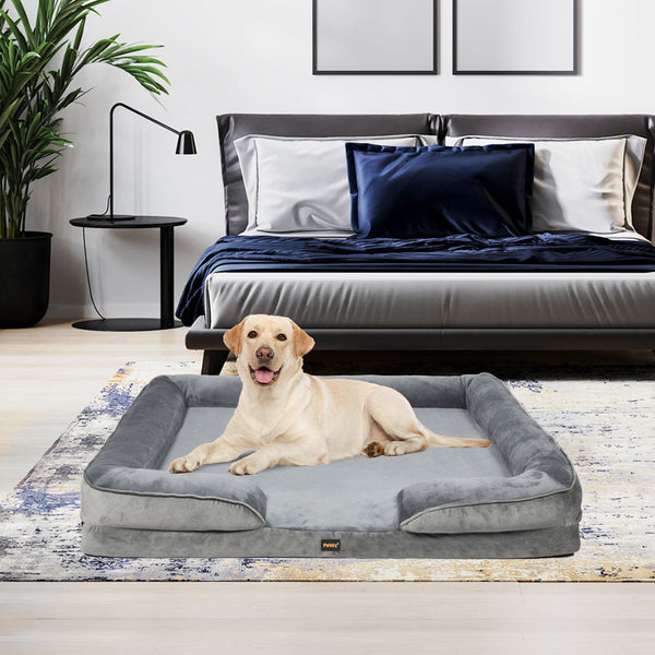 Pawz Memory Foam Pet Sofa Bed Cushion Xl Extra Comfort And Support For Large Pets Sofa Beds