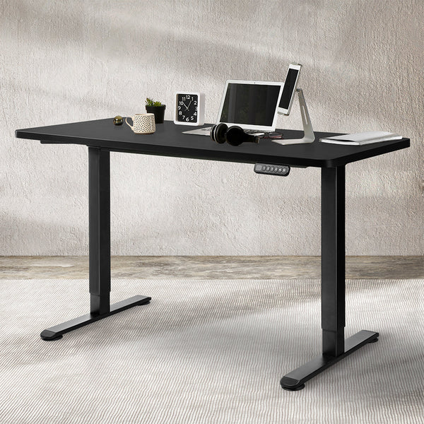 Levede Motorised Standing Desk Adjustable 140Cm Black 1000X 1Mm Standing Desks