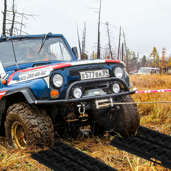 Manan 2X 4Wd Boards Black Recovery Tracks