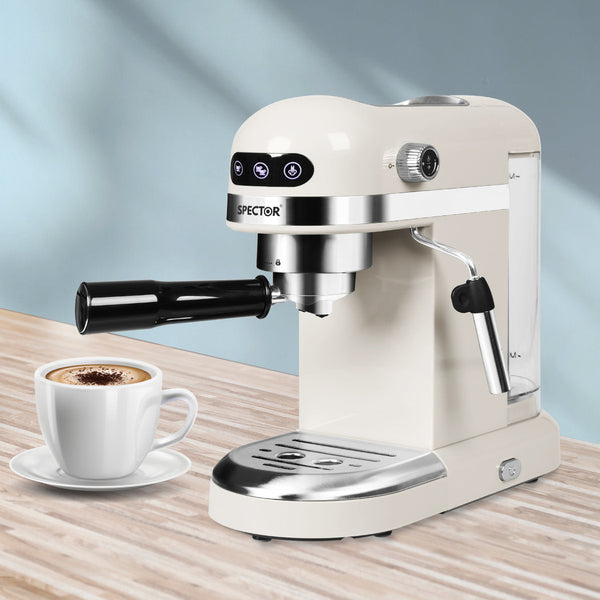 Spector Coffee Maker Machine Espresso Milk White Other Coffee Tea & Espresso Makers
