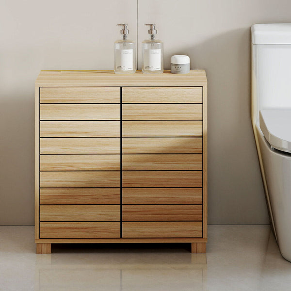 Levede Bathroom Storage Cabinet Floor Standing Cupboard 60Cm X 30Cm Bathroom Cabinets