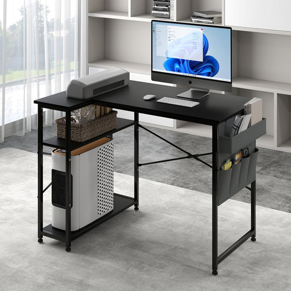 Levede Shaped Gaming Computer Desk Corner Table Home Home Office Desks