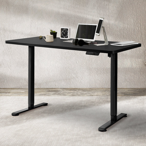 Levede Motorised Standing Desk Height 120Cm Black 800X 1.5Mm Standing Desks