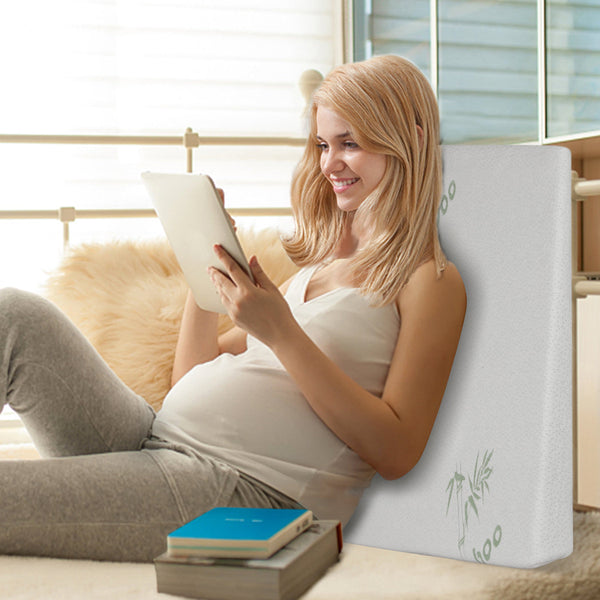 Dreamz Wedge Pillow Memory Foam White 10 Pillows