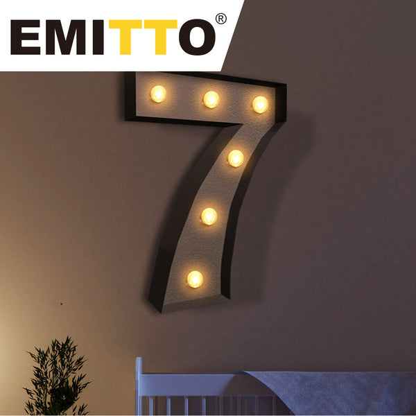 Led Metal Number Lights Free Standing Party Decorations
