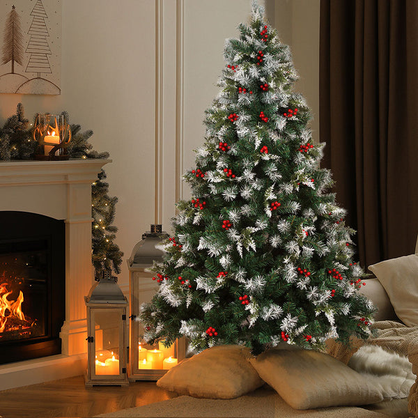 Santaco Christmas Tree Snow Flocked 1.8M Seasonal Decorations