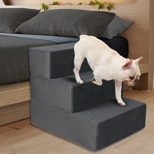 Pawz Multi Step Dog Ramp For High Surfaces Supports Up To 9Kg Durable And Convenient Pet Transport
