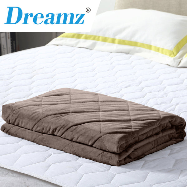Dreamz Weighted Blanket Heavy Gravity Mink 9Kgs Weighted Blankets