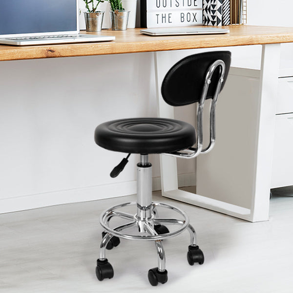 Levede Salon Stool Swivel Bar Stools Black Benches Bar Stools