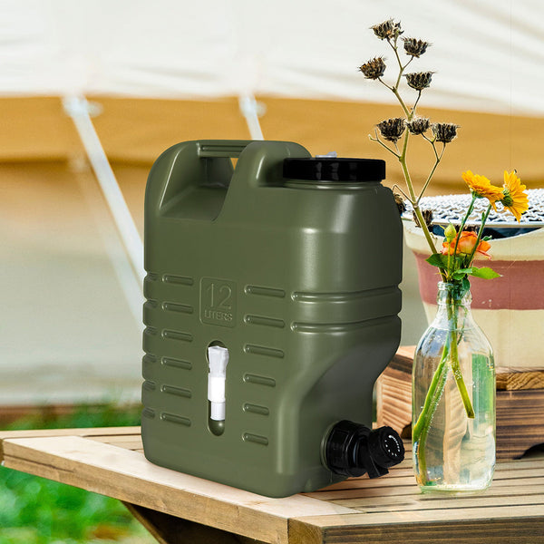 Mountview Water Container Jerry Can 12 Ltr Water Carriers & Jerrycans