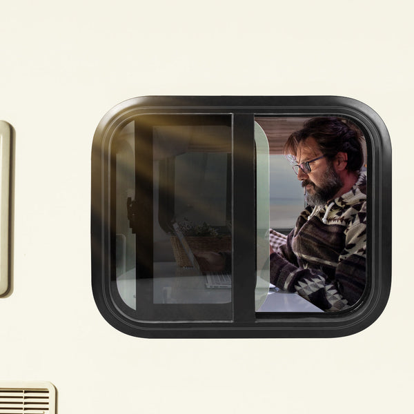 Manan Sliding Motorhome Black Windows