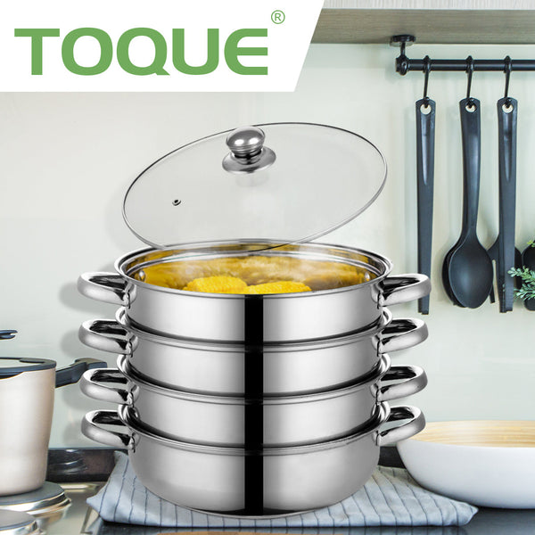 Toque Stainless Steel Meat And Vegetables Steamer Steamers
