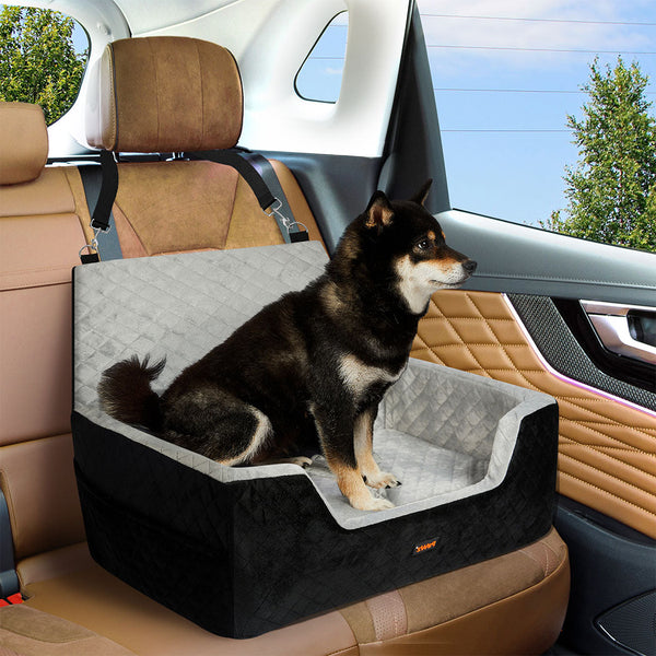 Pawz Dog Car Booster Seat Belt Pet Safe Protector Travel Bed Pet Transport