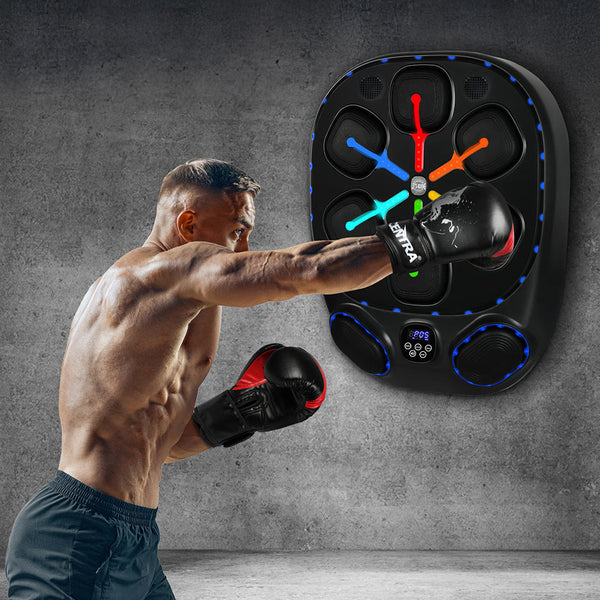 Centra Smart Music Boxing Machine With 8Oz Glove Strike Pads & Mitts