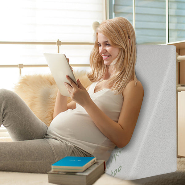 Dreamz Wedge Pillow Memory Foam White 25 Pillows