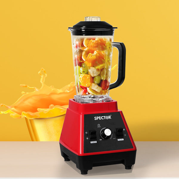 Spector Powerful 2L Commercial Blender Mixer For Smoothies Juices And Food Preparation Countertop Blenders