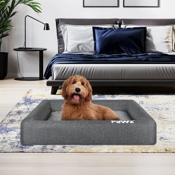 Pawz Memory Foam Pet Bed Calming Dog Medium Pet Beds