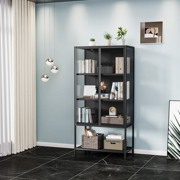 Stacked Glass Display Cabinet Collections Storage Cabinets & Cupboards