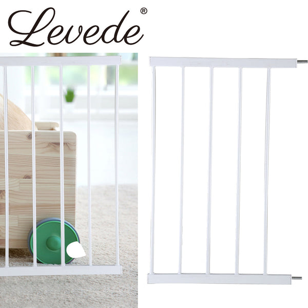 Levede Little One Safety Gate Adjustable Pet White 45Cm Extension Safety Gates
