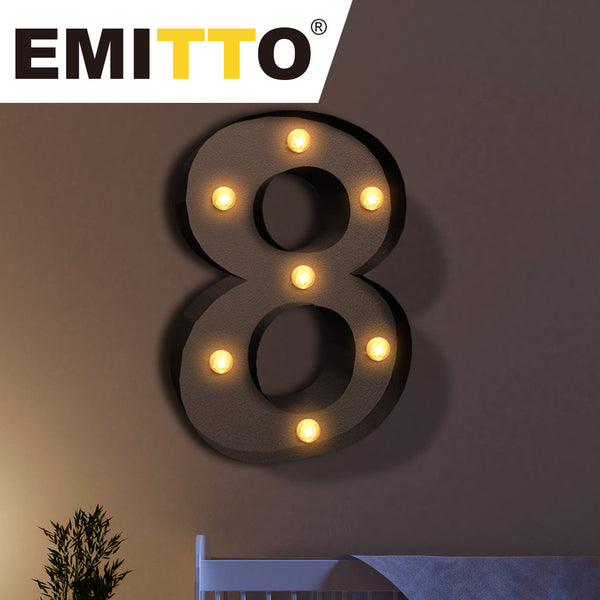Led Metal Number Lights Free Standing Party Decorations