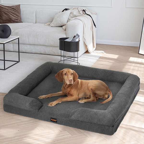 Pawz Memory Foam Pet Sofa Bed Comfortable And Supportive Rest For Your Furry Friend Pet Beds