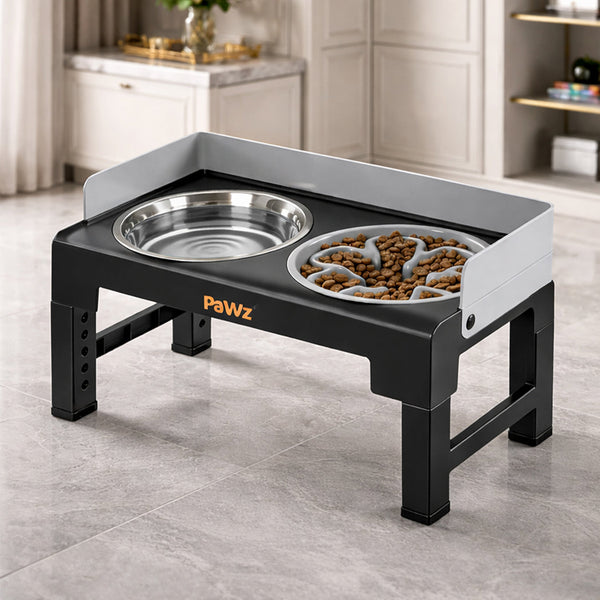 Pawz Height Elevated Feeder For Large Dogs Dog Bowls