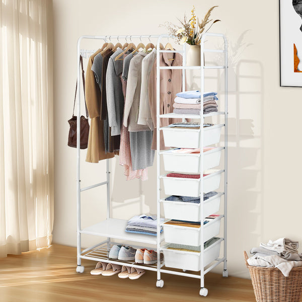 Levede 94Cm Clothes Rack Stand Heavy Duty Hanging Garment Racks