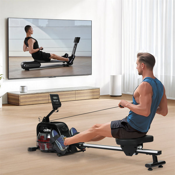 Centra Water Rowing Machine 6 Level Resistant 11L Capacity Tank Rowing Machines