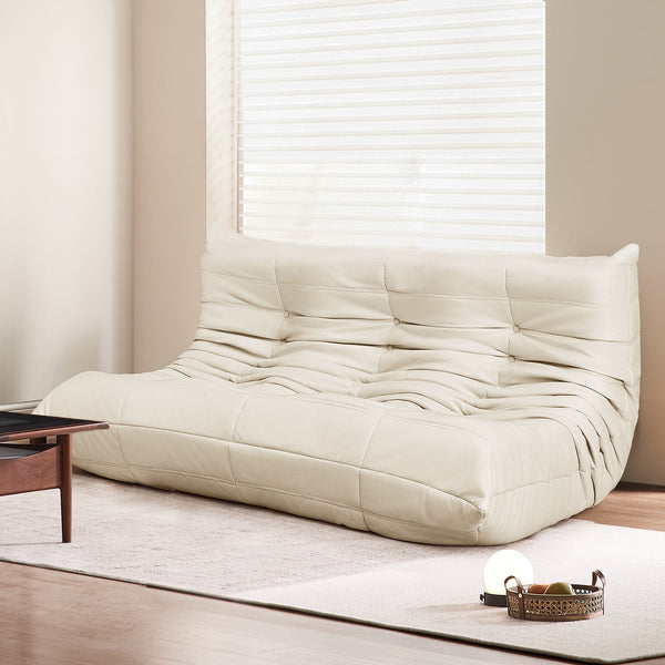 Levede 3 Seater Floor Sofa Caterpillar Lounge Comfortable Modern Seating For Living Room Sofas Armchairs & Couches