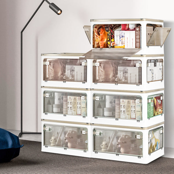 Stackable Storage Containers Lid Clothes Small Storage Units