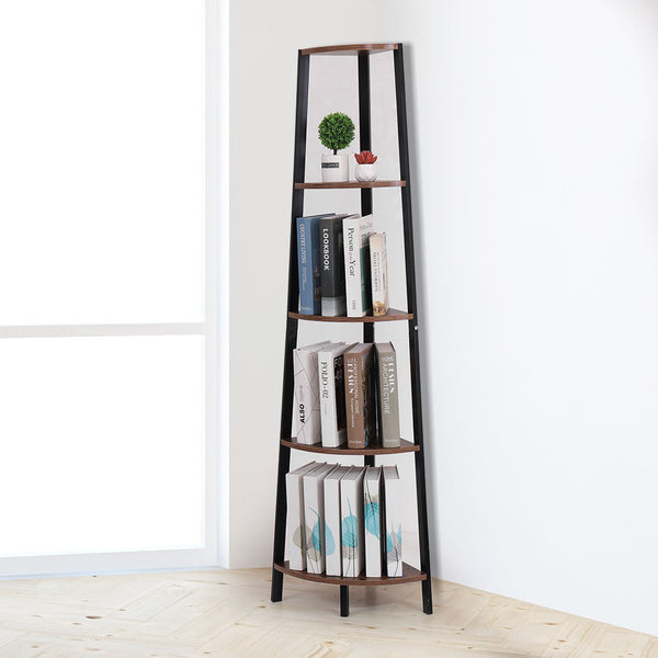 Levede 5 Tier Corner Shelf Bookshelves