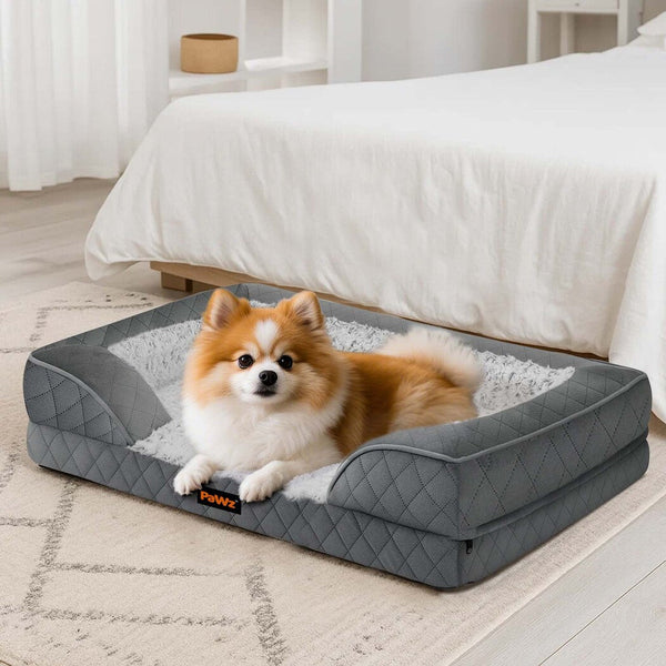 Pawz Orthopedic Memory Foam Pet Bed Dog Washable Mat Pet Beds