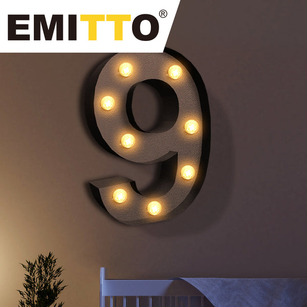 Led Metal Number Lights Free Standing For Decorative Lighting And Custom Displays Party Decorations