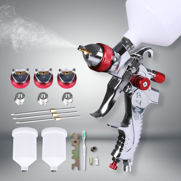 Traderight Spray Gun Paint Kit Hvlp Spray Guns Hose Nozzles & Wands