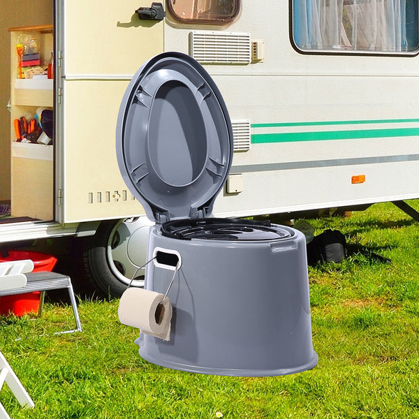 6L Camping Toilet Outdoor Potty For Travel Hiking Rv And Beach Use Portable Toilets & Accessories