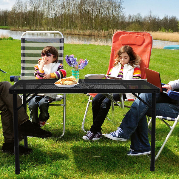 Levede Grill Table Bbq Large Camping Tables
