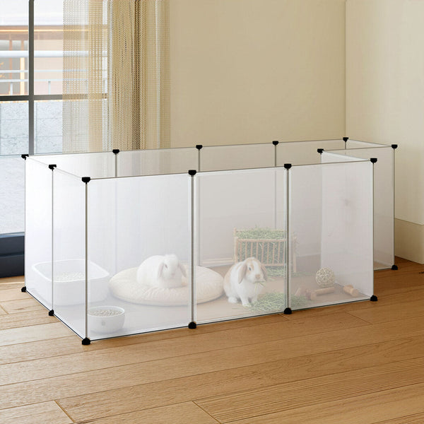 Pawz 12 Panels Guinea Pig Rabbit Puppy Playpen Fence Fences & Pens