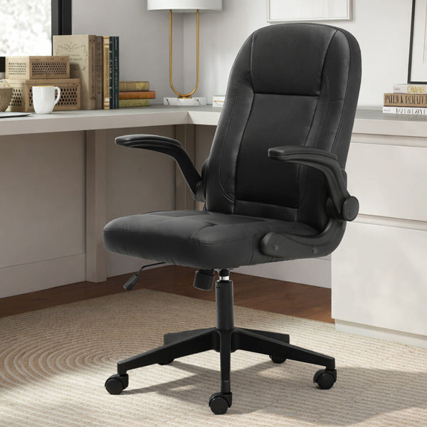 Levede Executive Office Chair Work Pu Leather Seat Chairs
