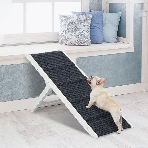 Pawz Dog Ramp Height Stair White Easy Access For Pets With And Safe Design Pet Transport