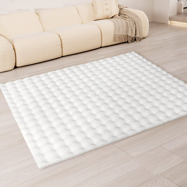 Marlow Area Rug Large Shaggy Faux Rabbit Fur 120X160cm Rugs