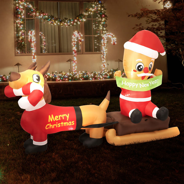 Santaco Christmas Inflatable 2.1M Xmas Seasonal Decorations