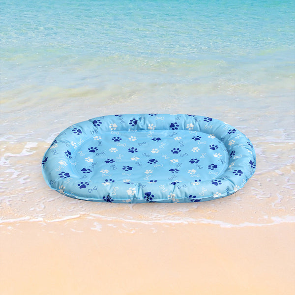 Pawz Pet Cooling Mat Blue Pet Beds