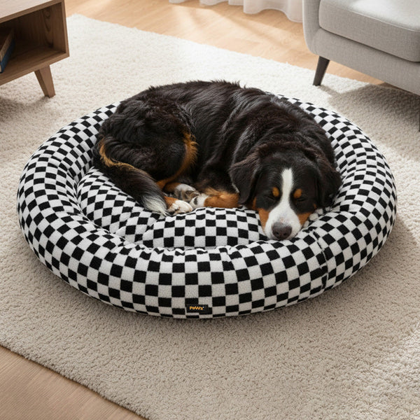 Pawz Circular Plush Dog Cosy Bed Calming Pet Pet Beds