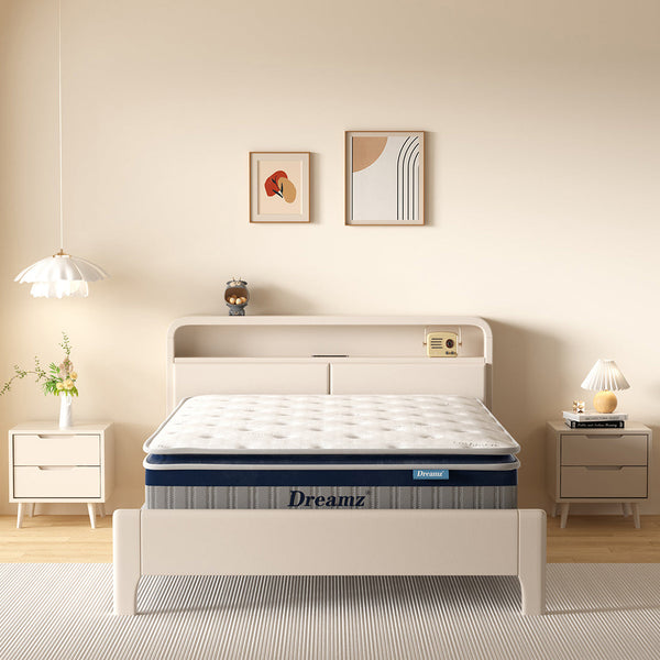 Dreamz Spring Mattress Pillow Top All Sizes 32Cm Mattresses