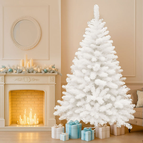 Santaco 2.1M 900 Tips White Christmas Tree Seasonal Decorations