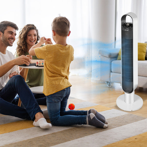 Spector Tower Fan Portable Oscillating White Portable Fans