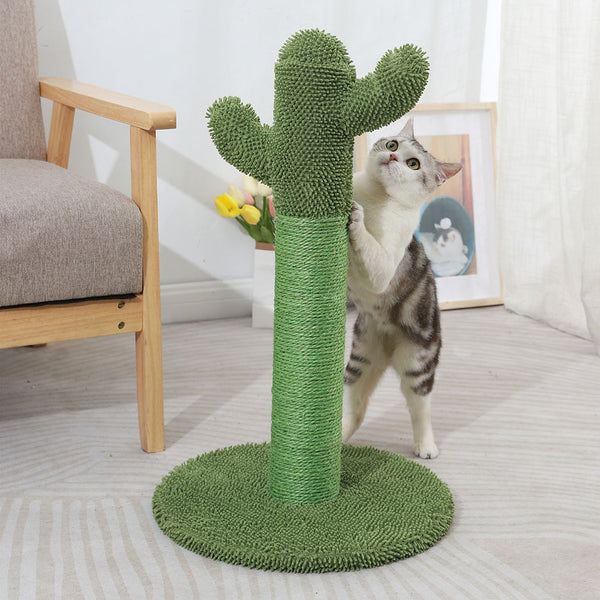 Cactus Cat Scratching Posts Pole Tree Green Furniture & Scratchers