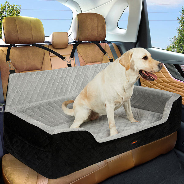Pawz Dog Car Booster Seat Belt Pet Safe Protector Travel Bed Pet Transport